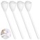 4 Pcs Toilet Brush, Toilet Bowl Swab White Soft Swab Toilet Mops for Bathroom Toilet, Brushes with Holder Long Handles, Toilet Cleaning Wand Toilet Scrubber Bathroom Accessories
