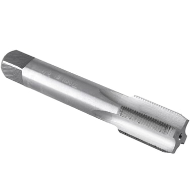 Burkit 7/8"-18 UN Thread Tap Left Hand, HSS 7/8 x 18 UN Straight Fluted Machine Tap