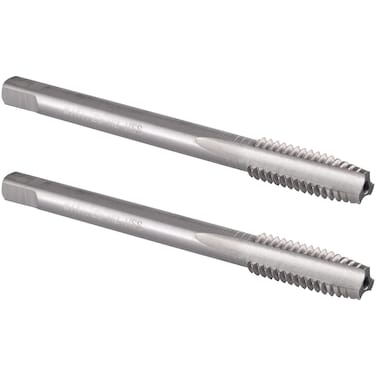 Burkit 2pcs M7 X 1.25 Thread Tap Right Hand, HSS M7 x 1.25 Straight Fluted Machine Tap