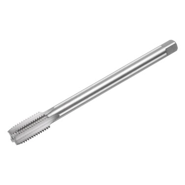 uxcell Metric Thread Tap M20 x 2.5 H2 200mm Extra Long Straight Flute Screw Thread Milling Machine Taps Threading Tapping Repair Tool