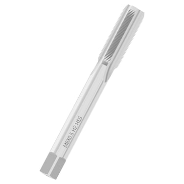 FOCMKEAS Metric Machine Tap M8 x 0.5, HSS 6542 Screw Tap H2, 3 Straight Flutes Thread Hole Repair Tools, Screw Milling Threading Machinist Repair(M8 x 0.5mm)
