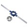 uxcell Round Die Stock Handle Wrench Set, 3/8-32 UNEF Threading Die and 30mm Die Holder (Fits: 20mm-30mm OD Die / M9-M11 Thread Die) Adjustable for Bolt Thread Repair