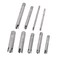 uxcell Tap Extractors Set M5-M22 / 8-10#-7/8"(Metric/Inch), 3/4 Flutes Broken Stripped Screw Thread Tap Remover High Carbon Steel Tools 9pcs