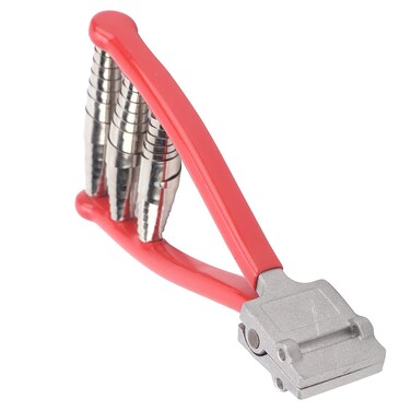 Qiilu Starting Clamp Tennis Racket Starting Clamp Aluminum Plastic Badminton Racket Starting Stringing Clamp Tennis Racket 3 Spring Starter Stringing Tool