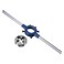 uxcell Round Die Stock Handle Wrench Set, 3/8-24 UNF Threading Die and 30mm Die Holder (Fits: 20mm-30mm OD Die / M9-M11 Thread Die) Adjustable for Bolt Thread Repair
