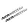 uxcell 2pcs Spiral Flute Thread Taps, 1/4-20 BSW H2 Screw Threading Tap, Machine Tapping Tools for Machinist Repair (M35 Cobalt High Speed Steel (HSS-CO), Uncoated)