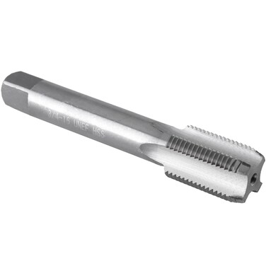 Burkit 3/4"-16 UNF Thread Tap Right Hand, HSS 3/4 x 16 UNF Straight Fluted Machine Tap