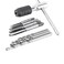 9PCS/Set Screw Taps, M3 M4 M5 M6 T&acirc;&euro;&lsquo;shaped Wrench Drill Bits Threading Tapping Hand Tool Kit