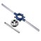 uxcell 3/8-16 UNC Tap and Die Set with 30mm Round Die Stock Handle Wrench, High Speed Steel Machine Thread Tap and Round Die Threading Tool