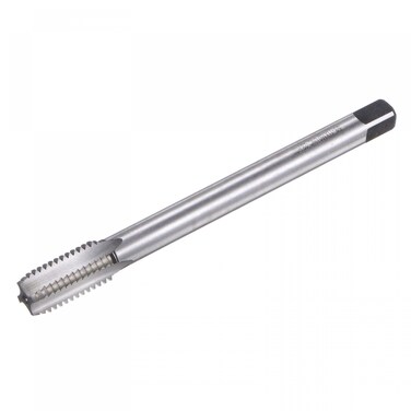 uxcell Thread Milling Taps, 5/8-11 UNC High Speed Steel (HSS) 4 Straight Flutes Machine Screw Thread Threading Tap, 6.3" Length (Extra Long)