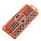 Edward Tools Pro 20 Piece Tap and Die Set - Metric Tap and Die, Pipe Threader, Taper Wrench, Die Stock - High Quality C45 Carbon Steel - Cut threads in Steel, Aluminum, Brass