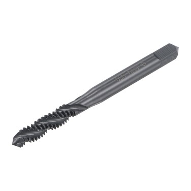 uxcell Spiral Flute Threading Tap 10-24 UNC, HSS (High Speed Steel) Nitriding Machine Thread Screw Tap 3 Flutes Tapping Tool H2 Tolerance