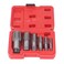 6Pcs NPT Pipe Tap Set 1in 3/4in 1/2in 3/8in 1/4in 1/8in Carbon Steel Hand Threading Plumbing Tap Set for Thread Processing