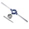 uxcell 1/4-20 UNC Tap and Die Set with 20mm Round Die Stock Handle Wrench, High Speed Steel Machine Thread Tap and Round Die Threading Tool