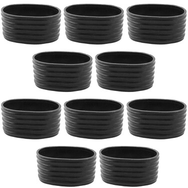 SQXBK 10PCS Black Tennis Racket Silicone Racquet Grip Ring Racket Band Tennis Racket Grips Rubber Ring Non Slip Racket Rubber Ring Absorbent Overgrip