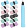 Mozeat Lens 12 Pieces Tennis Racket Grip Tape Anti Slip Tennis Overgrips Sweat Absorbent Grip Tennis Finishing Tape with Velvety Comfort Badminton Racket Grip Tape Overgrips