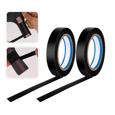 2 Rolls Finishing Tape Tennis Racket, 0.39 Inch &Atilde;&mdash; 11 Yards Grip Tennis Finishing Tape PVC Tennis Badminton Racquet Grip Tape Tennis Racket Wrap Grip Vinyl Extra Racquet Tape for Tennis Badminton