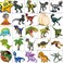 Tazimi 88 Sheets 3D Dinosaur Temporary Tattoos For Kids T-Rex Tattoo Sticker Dinosaur Tattoo Party Decoration DIY Temporary Tattoos Art