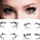 4 PCS Halloween Eye Shadow Stickers Temporary Tattoo, Spider Web Skull Bat Eyeliner Decals Ghost Face Makeup Stickers Tools for Women Girls Waterproof Fake Tattoo Eye Art