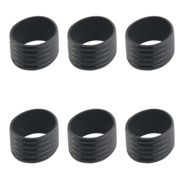 Ruiwaer 6PCS Black Tennis Racquet Grips Tennis Racket Grip Band Badminton Tennis Ball with Adsorption Grip in Place Non-Slip Badminton Tennis Absorbent Overgrip