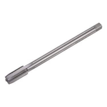 uxcell Thread Milling Taps, 7/16-20 UNF High Speed Steel (HSS) 4 Straight Flutes Machine Screw Thread Threading Tap, 5" Length (Extra Long)