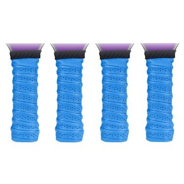 FUREHON 4Pcs Tennis Overgrip, Pickleball Overgrip, Badminton Overgrip, with Shock-Resistant EVA Keel Strap, Anti-Slip, Comfortable and Breathable Grip Tape for Handles