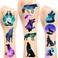 Galaxy Wolf Temporary Tattoo Sticker For Men Women Kids, 20 Sheet Wolf Themed Tattoos Wolf Party Decoration Supplies Party favors