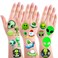 OriniPlay 300 Green Alien Theme Tattoos Temporary Stickers Suitable for Outer UFO Space Alien Themed Birthday Party Supplies Decor Goodie Bag Stuffers 30 Sheets