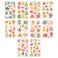 FOMIYES 10 Sheets of Kids Temporary Tattoos Fruit Vegetable Tattoo Stickers Cartoon Stickers Body Art Sticker Wall Stickers Kids Party Decorations Supplies