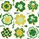72 Pieces Glitter Shamrock Temporary Tattoos St. Patrick's Day Tattoos Lucky Clover Glitter Tattoo Stickers St. Patrick's Day Irish Sticker Parade Party Favors Decorations Accessories, 9 Styles