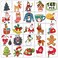 CHARLENT 148 PCS Christmas Temporary Tattoos for Kids - Xmas Individual Tattoos for Kids Christmas Party Favors, Stocking Stuffer, Christmas Eve Gift