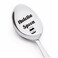 7 Inches Stainless Steel Spoon   Engraved Spoon Gift for Chocolate Lover Friends   Valentine Day Gift for Girlfriend   Birthday Christmas Gift for Daughter Son   Wedding Gift from Husband