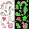 Maitys 20 Sheets 228 Pieces Luminous Unicorn Temporary Tattoos for Kids Glow in The Dark Tattoos Unicorn Games Toys for Girls Kids Birthday Party Supplies Decoration, 10 Styles