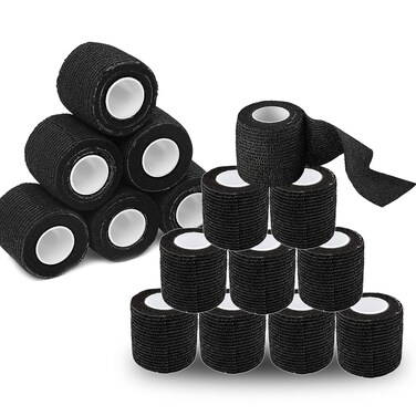 SOTICA Tattoo Grip Tape - 16PCS Tattoo Grip Cover Wrap Grip Tape Disposable Elastic Grip Tattoo Self-Adherent Tape (2&acirc;&euro; x 5 Yards)