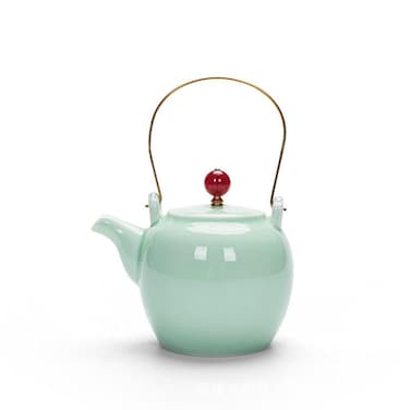 Porcelain Tea Pot,Japanese Style Tea Pot, Chinese Loose Leaf Tea Pot,Oriental Style Ceramic Teapot for Loose Tea