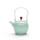 Porcelain Tea Pot,Japanese Style Tea Pot, Chinese Loose Leaf Tea Pot,Oriental Style Ceramic Teapot for Loose Tea