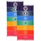 Neasyth 2Pcs Chakra Meditation Mat Yoga Rug Beach Sunscreen Shawl Spiritual Reiki Chakras Wall Decor Boho Pilates 59 in (Thin Polyester)