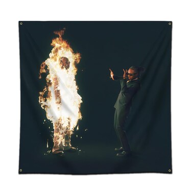 ENMOON Album Cover Tapestry Flag Hanging Living Room Bedroom Dorm Aesthetic Decor 48x48inch