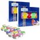 HOME GENIE Tea Lights Candles in Bulk, 100 Pack, 2 to 3 Hour Burn, Smokeless, Dripless &amp; Long Lasting Paraffin Tea Candles,Unscented tealight Candles for Home,Weddings (Multicolor)