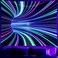Atrippy Blacklight 3D Wall Tapestry for Bedroom, UV Reactive Blue Light Tunnel Decor Wall Hanging, Black Light Tapestries Aesthetic Large Art Decoration for Living Room Dorm Party 51inch X 60 inch