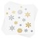 SNOWFLAKE FLURRY set of 10 premium waterproof metallic snowflake temporary Flash Tattoos   Holiday Party Favors, Frozen Party Supplies, Christmas party, snowflake party