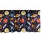 Ambesonne Space Window Valance, Universe Themed Illustration with Earth Moon Constellations Saturn Rockets Stars, Curtain Valance for Kitchen Bedroom Decor with Rod Pocket, 54" X 12", Purple Blue