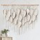LOMOHOO Macrame Wall Hanging Boho Beige Leaves Tapestry Bohemian Handmade Woven Wall Art Decoration for Bedroom Living Room Apartment Dorm Gallery Perfect Handmade Gift Ideas