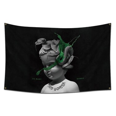 ENMOON Album Cover Tapestry 3x5Ft for Room Aesthetic Wall Art Bedroom Decor