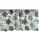 Ambesonne Floral Window Valance, Abstract Nostalgia Pattern with Retro Blooms and Leaves Romantic, Curtain Valance for Kitchen Bedroom Decor with Rod Pocket, 54" X 18", Black Grey