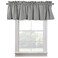 Softopia Cotton Set of 2 Valance Curtains for Windows 58x15 for Living Room Bedroom Kitchen Windows Bathroom, 100% Cotton Farmhouse Vintage Curtain Valances Rod Pocket - Grey
