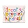 DecrPlus Treat People with Kindness Tapestry Wall Hanging Banner for Teen Girl Bedroom Living Room College Dorm Classroom Office 4x3ft Background Decoration
