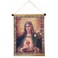Needzo Wall Tapestry Madonna Virgin Mary Catholic Icon Sacred Hearts of Mary Tapestry Icon Wall Hanging 14 Inch, Catholic Icon of Saint Mary Religious Tapestry Gift
