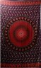 Purpledip Cotton Mix Body Wrap 'Mandala': Bohemian Tapestry Bed Cover Beach Throw (20049)