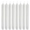8 Pack 8 Inch Hand Poured White Dripless Taper Candles, Soy Candles, Non-Toxic, Unscented, Smokeless, for Candlesticks &amp; Home Decor